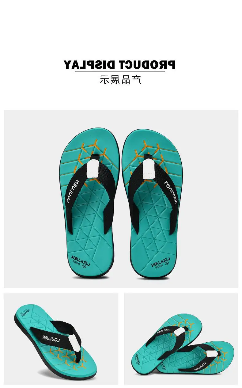 Fujian manufacturers 2024 new beach flip-flops men's non-slip outer slippers summer clip-on men's sandals trend — feature 18