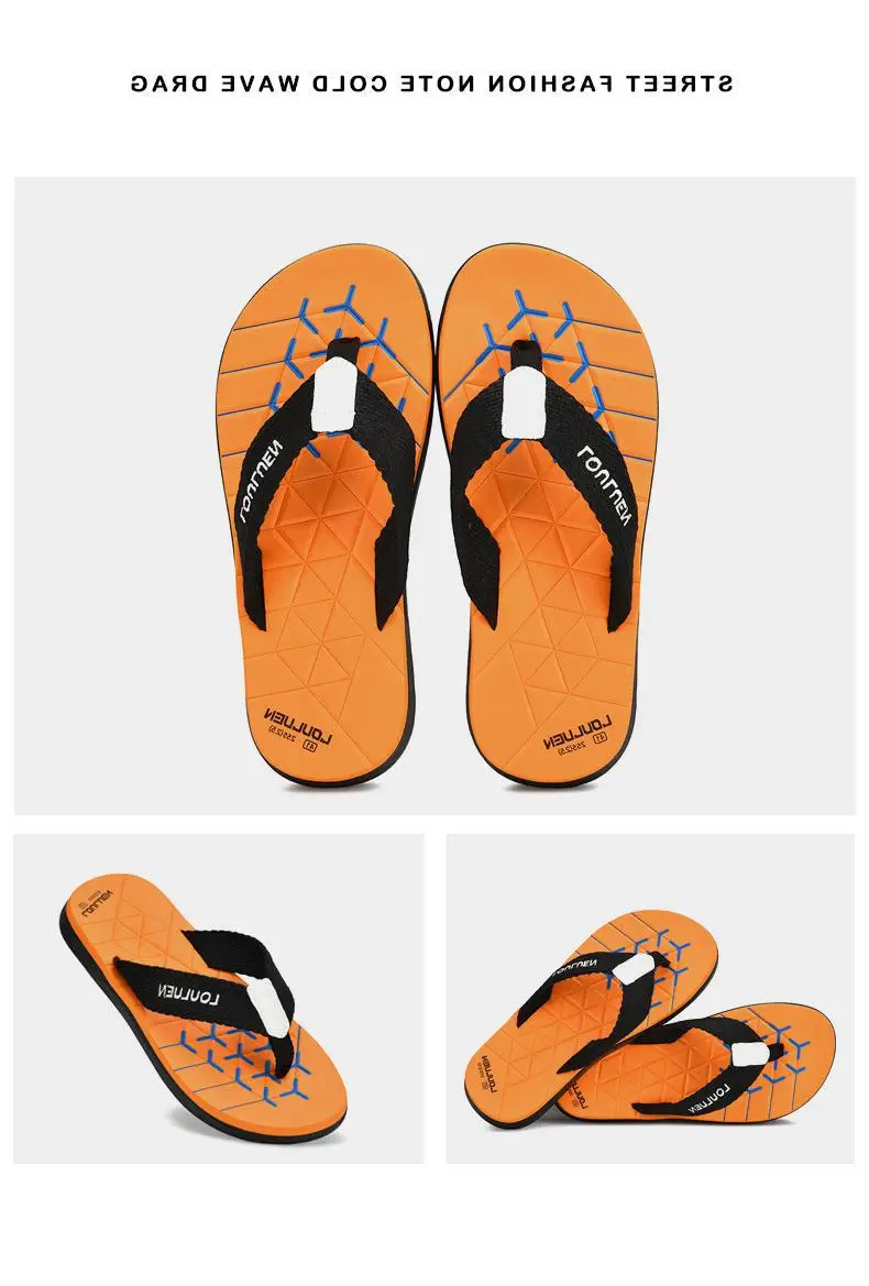 Fujian manufacturers 2024 new beach flip-flops men's non-slip outer slippers summer clip-on men's sandals trend — feature 21