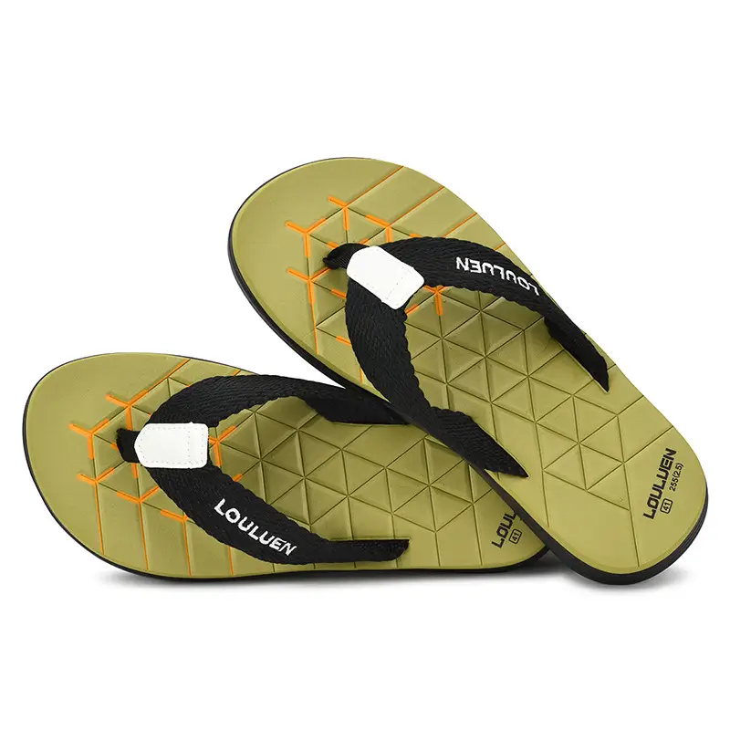 Fujian manufacturers 2024 new beach flip-flops men's non-slip outer slippers summer clip-on men's sandals trend - Image 4