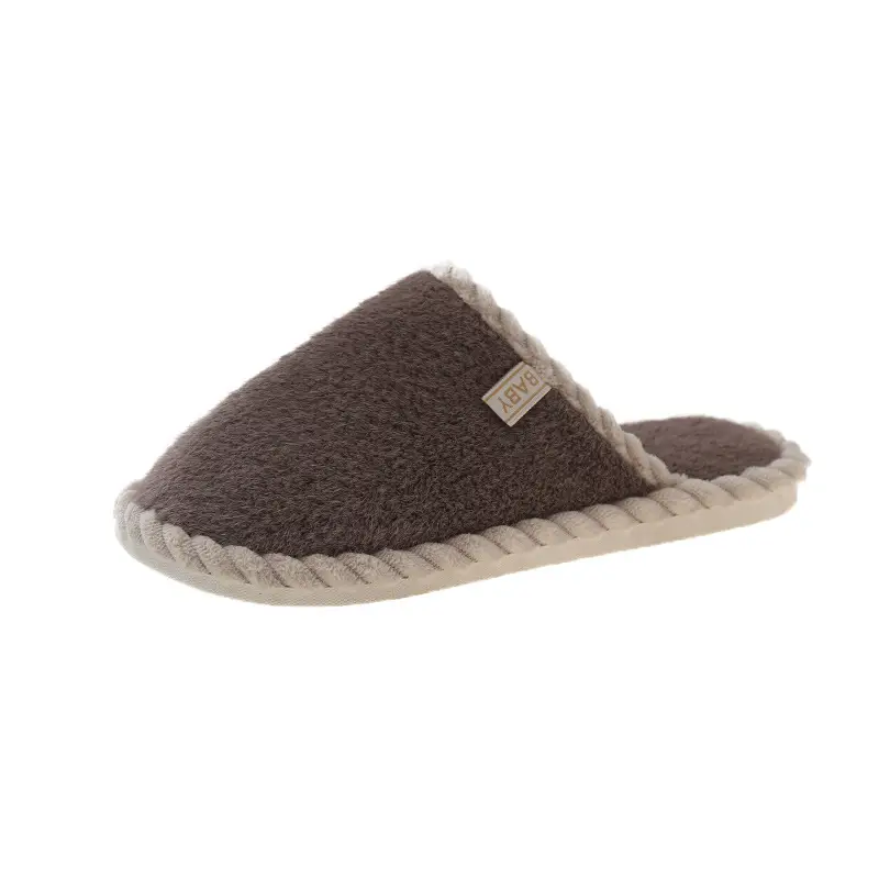 Plush Home Shoes Cotton Slippers Indoor Home Shoes Home Women Slippers in stock Wholesale Cotton Slippers Men's and Women's Same Shoes - Image 6