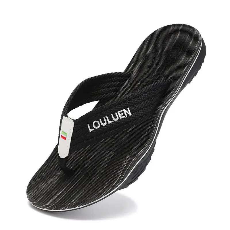 Fujian manufacturers new slippers men's summer non-slip beach shoes Korean fashion flip-flops outdoor sandals men's cool - Image 2