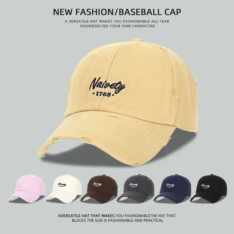 Pink Baseball Cap Women's Wide Brim Sun Cover - Image 8