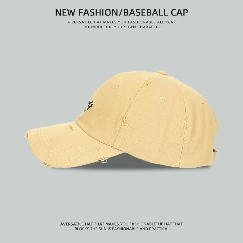 Pink Baseball Cap Women's Wide Brim Sun Cover — feature 10