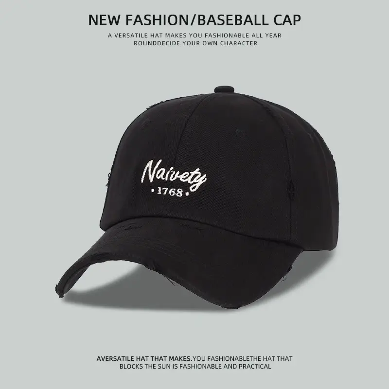 Pink Baseball Cap Women's Wide Brim Sun Cover — feature 4
