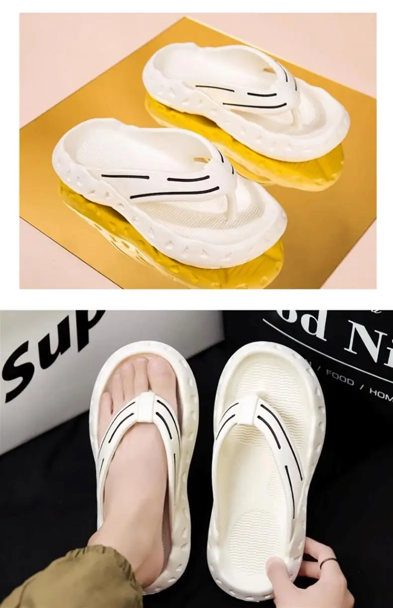 Men's Summer Flip-Flops, Non-Slip Thick-Soled Flip-Flops, Vietnamese Casual Sports Outdoor Seaside Beach Shoes — feature 16