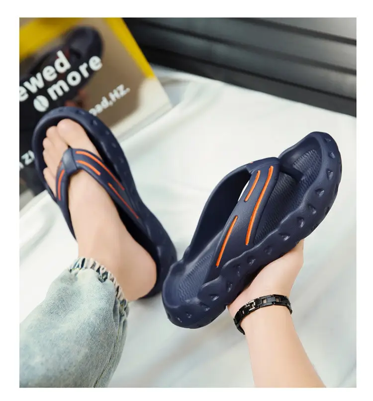 Men's Summer Flip-Flops, Non-Slip Thick-Soled Flip-Flops, Vietnamese Casual Sports Outdoor Seaside Beach Shoes — feature 22