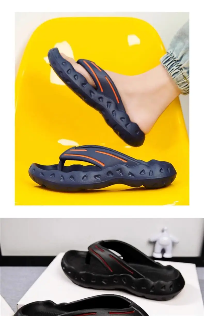Men's Summer Flip-Flops, Non-Slip Thick-Soled Flip-Flops, Vietnamese Casual Sports Outdoor Seaside Beach Shoes — feature 4