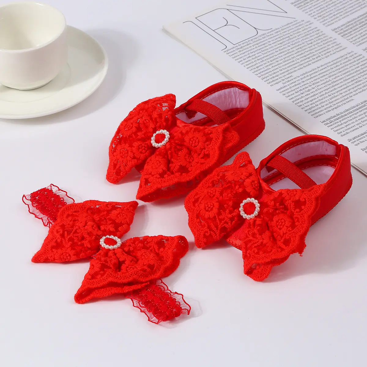 New Cute Lace Baby Shoes for Girls 0-1 Year — feature 13