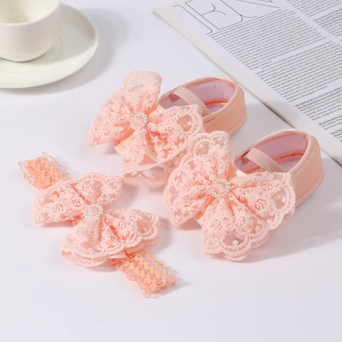 New Cute Lace Baby Shoes for Girls 0-1 Year — feature 15