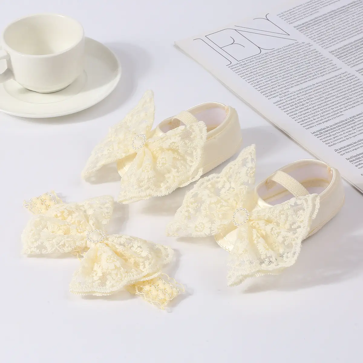 New Cute Lace Baby Shoes for Girls 0-1 Year — feature 17