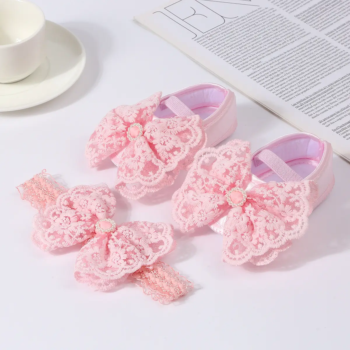 New Cute Lace Baby Shoes for Girls 0-1 Year — feature 19