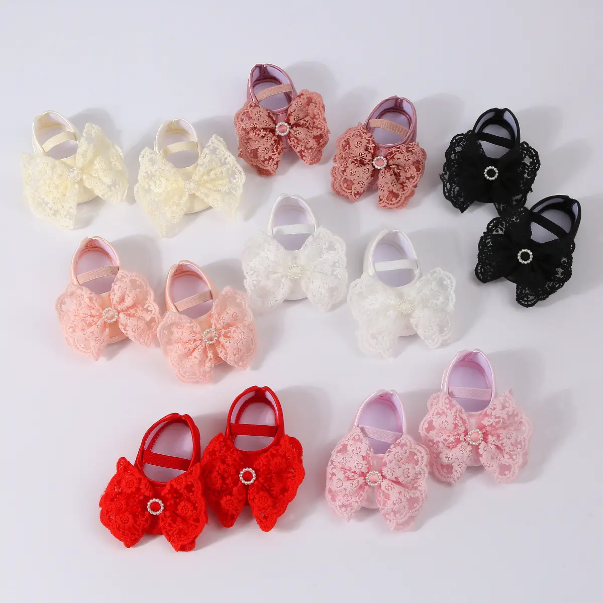New Cute Lace Baby Shoes for Girls 0-1 Year — feature 2