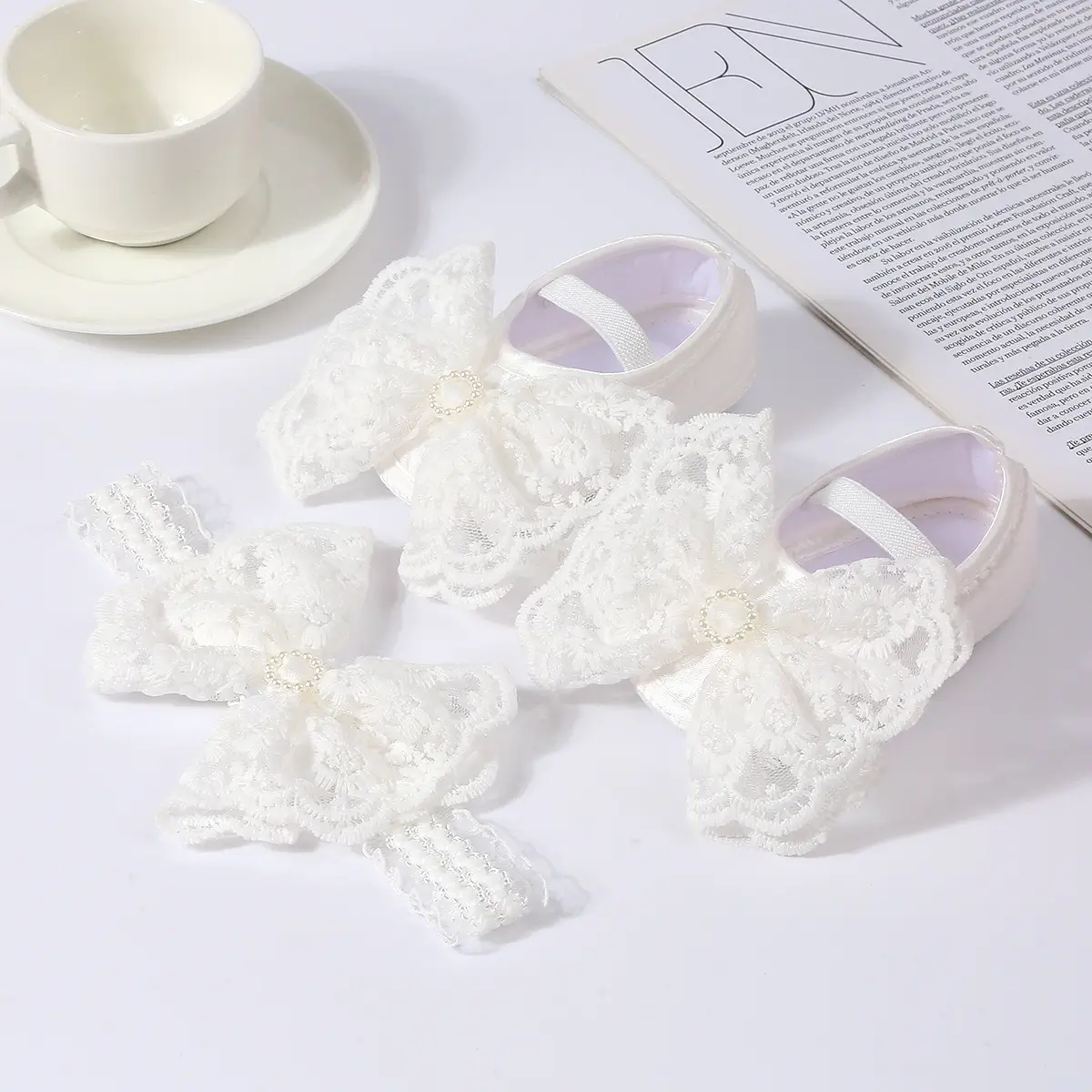 New Cute Lace Baby Shoes for Girls 0-1 Year — feature 9