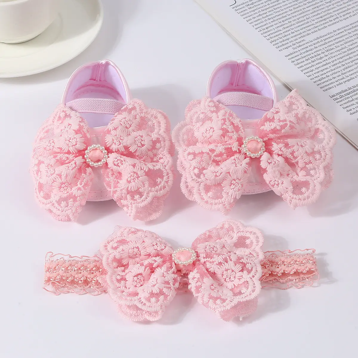 New Cute Lace Baby Shoes for Girls 0-1 Year