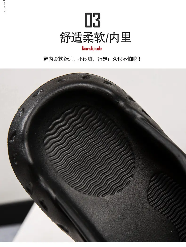 Guangdong Flip-Flops Men's Summer Non-Slip Outer Wear Thick-Soled Casual Sandals Large Size 46 Flip-Flops Soft-Soled Sandals — feature 7