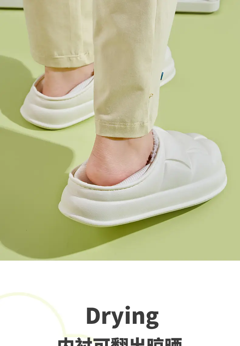 Men's Eva Cotton Slippers Men's Winter Outer Wear Bag Heel Waterproof Indoor Home 2023 New Velvet Warm Cotton Shoes — feature 7