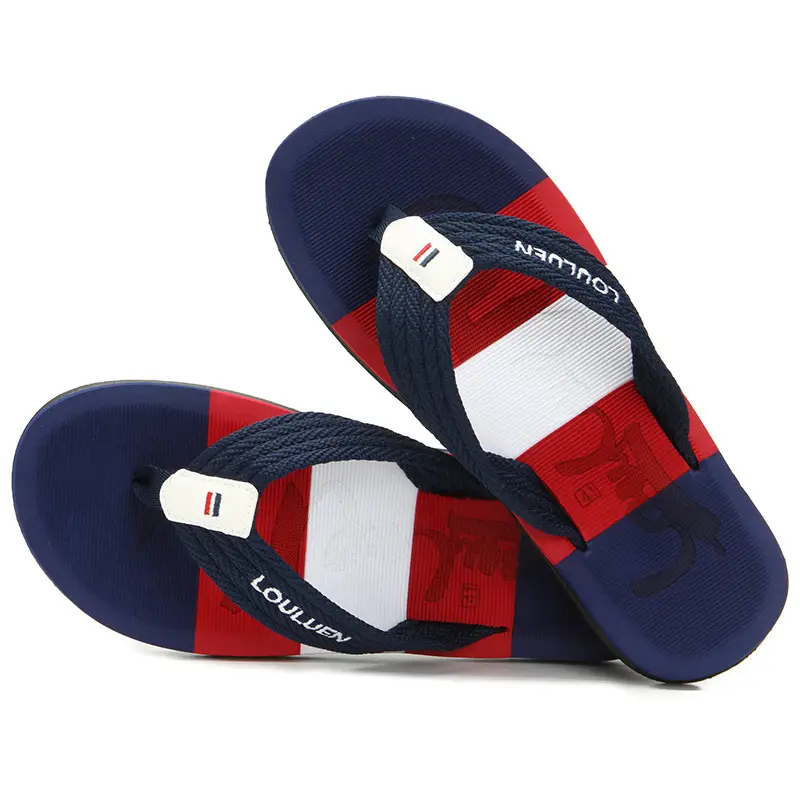 Fujian manufacturers 2024 cross-border flip-flops men's beach slippers summer wear men slippers men's leisure - Image 3