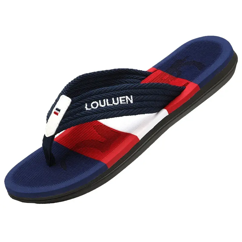 Fujian manufacturers 2024 cross-border flip-flops men's beach slippers summer wear men slippers men's leisure - Image 7