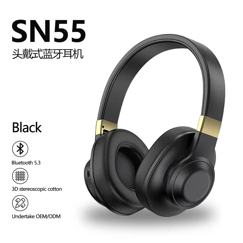 Pink Wireless Bluetooth Headset with Heavy Bass & Long Battery - Image 7