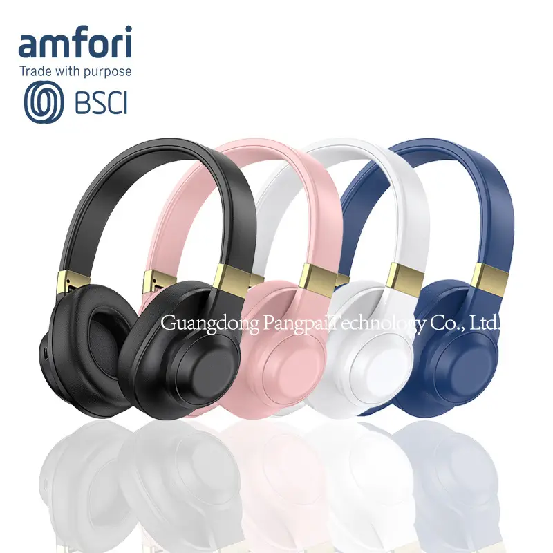 Pink Wireless Bluetooth Headset with Heavy Bass & Long Battery β feature 7
