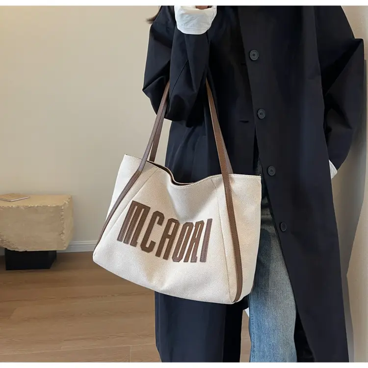 Large Capacity Canvas Shoulder Bag Women 2024 — feature 13