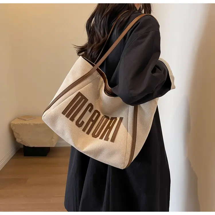 Large Capacity Canvas Shoulder Bag Women 2024 — feature 14