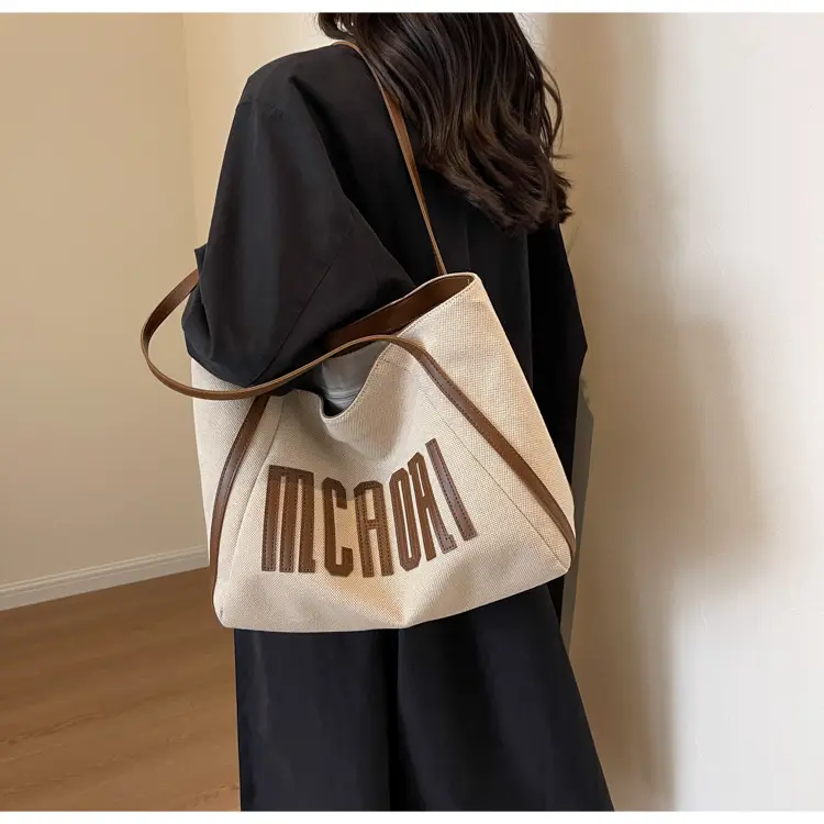 Large Capacity Canvas Shoulder Bag Women 2024 — feature 18