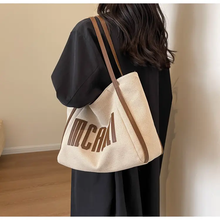 Large Capacity Canvas Shoulder Bag Women 2024 — feature 19