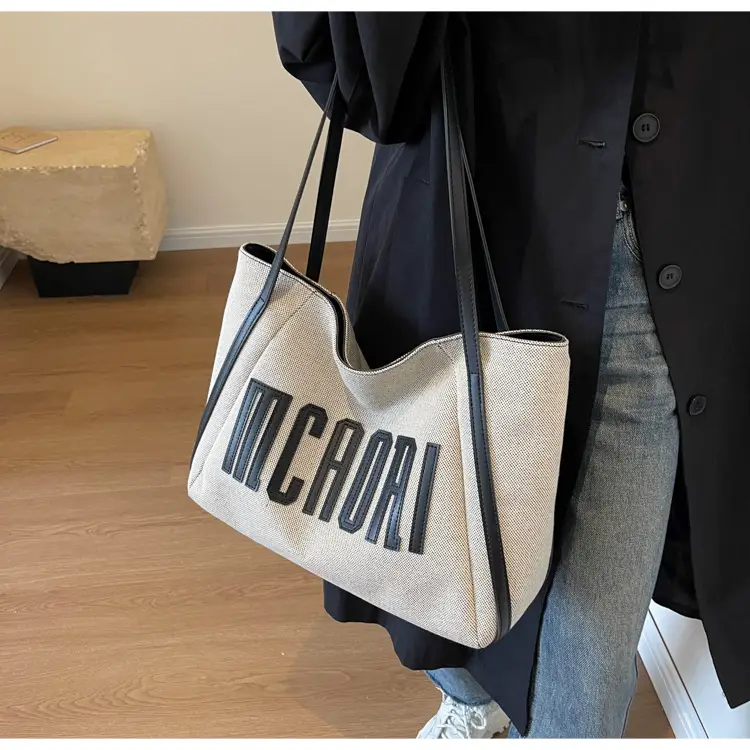 Large Capacity Canvas Shoulder Bag Women 2024 — feature 25