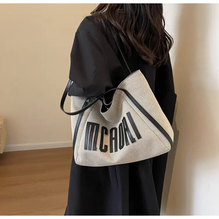 Large Capacity Canvas Shoulder Bag Women 2024 — feature 27
