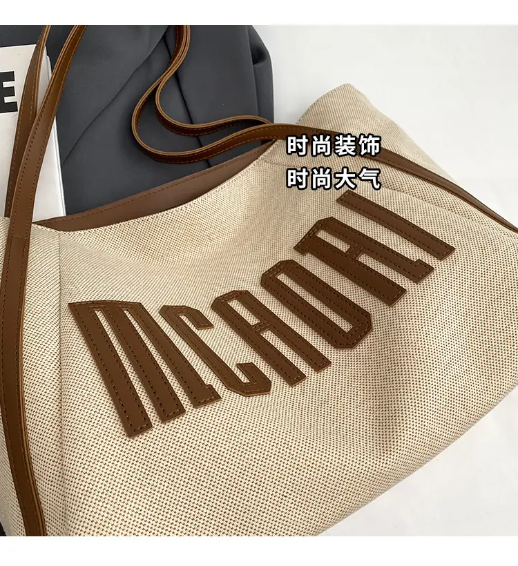 Large Capacity Canvas Shoulder Bag Women 2024 — feature 5