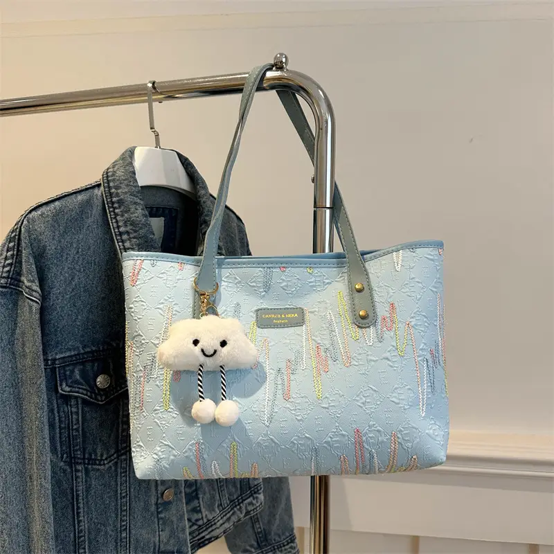 Japanese Style Soft Girl Tote Bag 2024 Large Capacity - Image 4