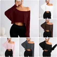 Wide Leg Pants for Women Green Elastic Waist Long Culotte — feature 13