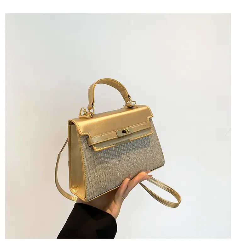 Women's Sequin Crossbody Bag Gold 2024 New — feature 34
