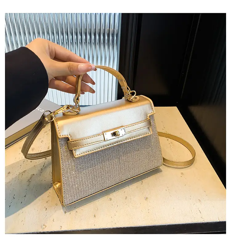 Women's Sequin Crossbody Bag Gold 2024 New — feature 36