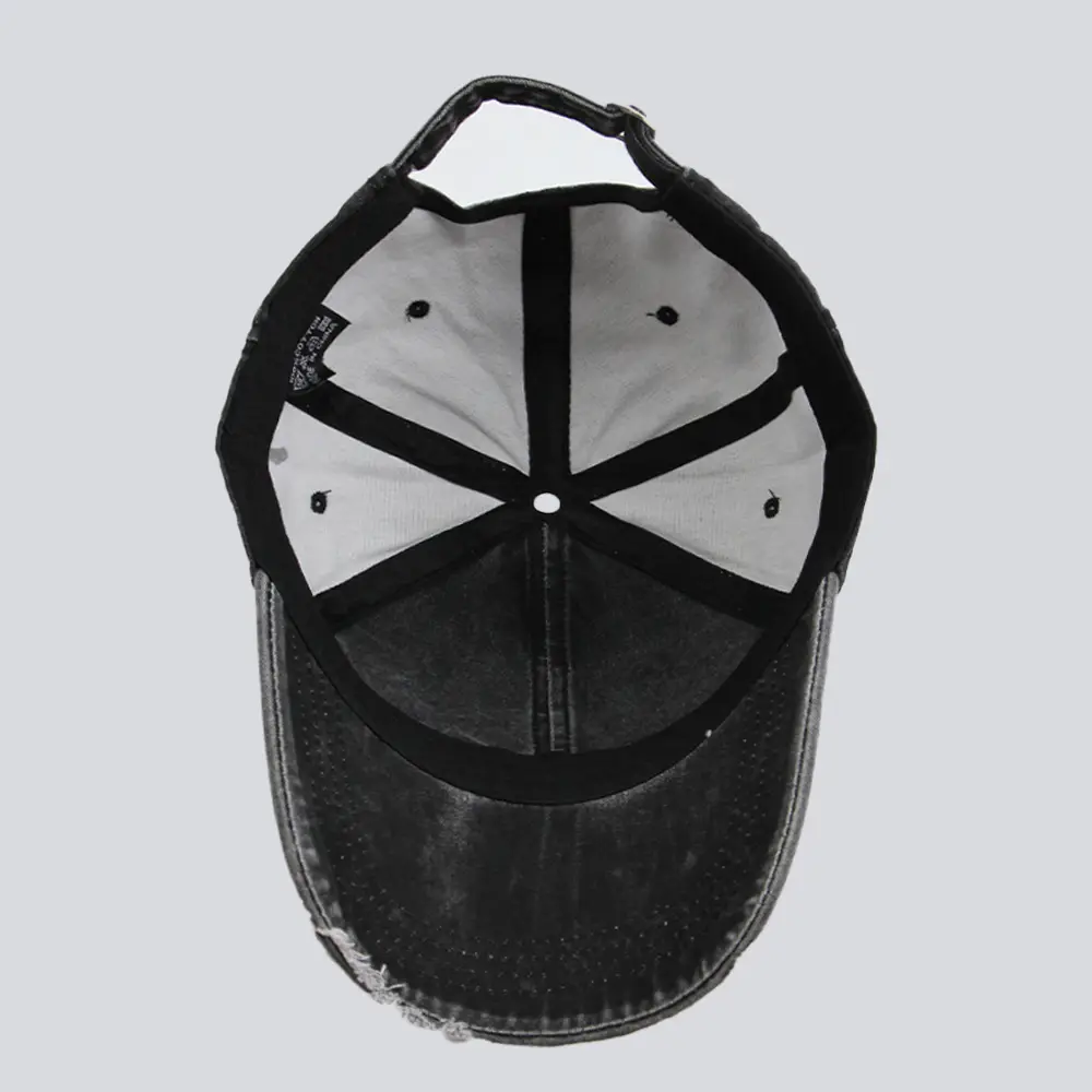 Retro Washed Baseball Cap with Bold Graffiti Design — feature 9