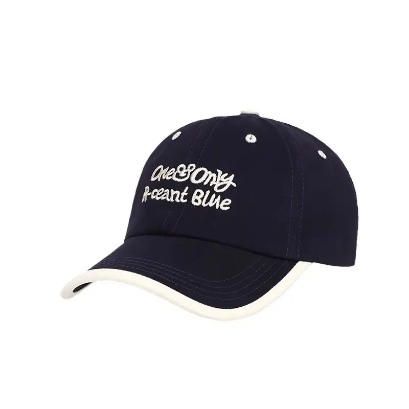 Kids Baseball Cap Pink Embroidered Blue - Image 10