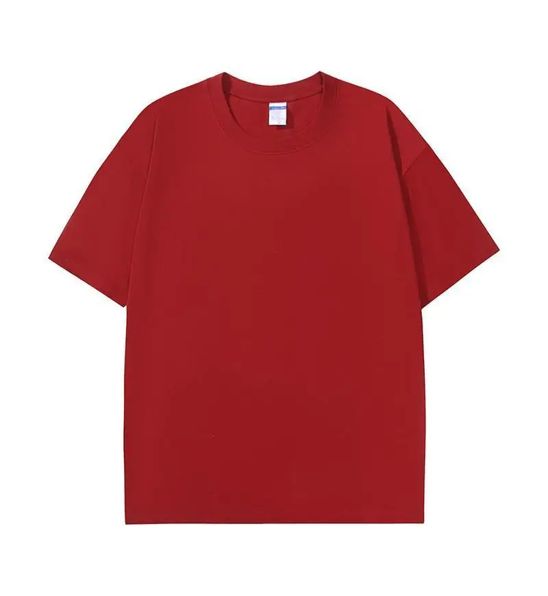 Pink Cotton Round Neck T-Shirt 230g - Image 12