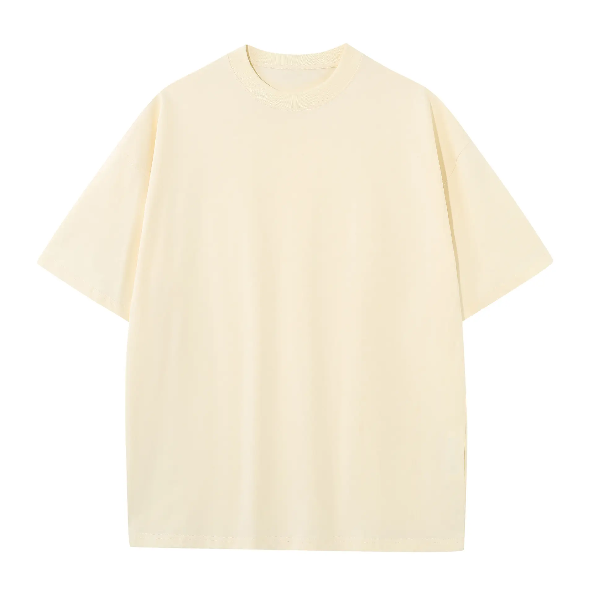 Pink Cotton Round Neck T-Shirt 230g - Image 3