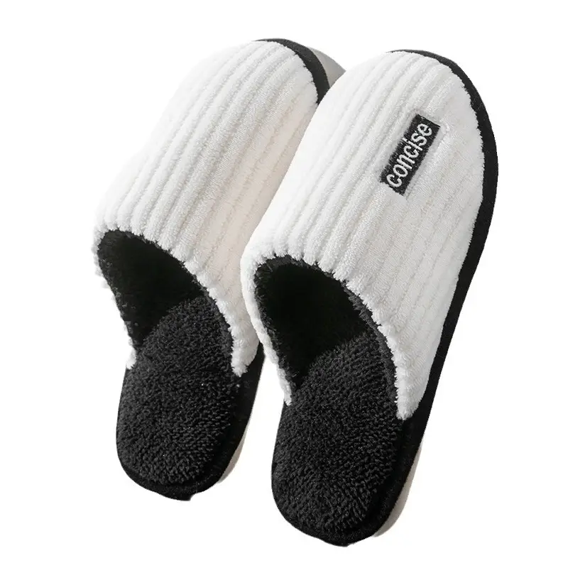 Cixi Cotton Slippers Spring and Autumn and Winter Men's Home Indoor Non-slip Home Warm Couple Winter Fur Plush Women - Image 40