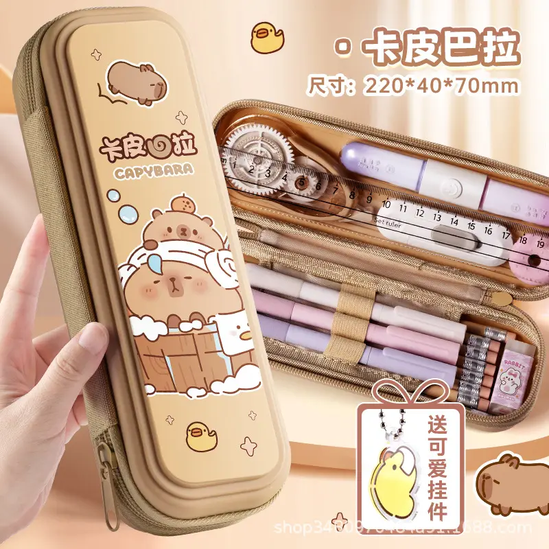 Cartoon Pencil Case for Men and Women Pencil Bag First Grade Large Capacity Pencil Case
