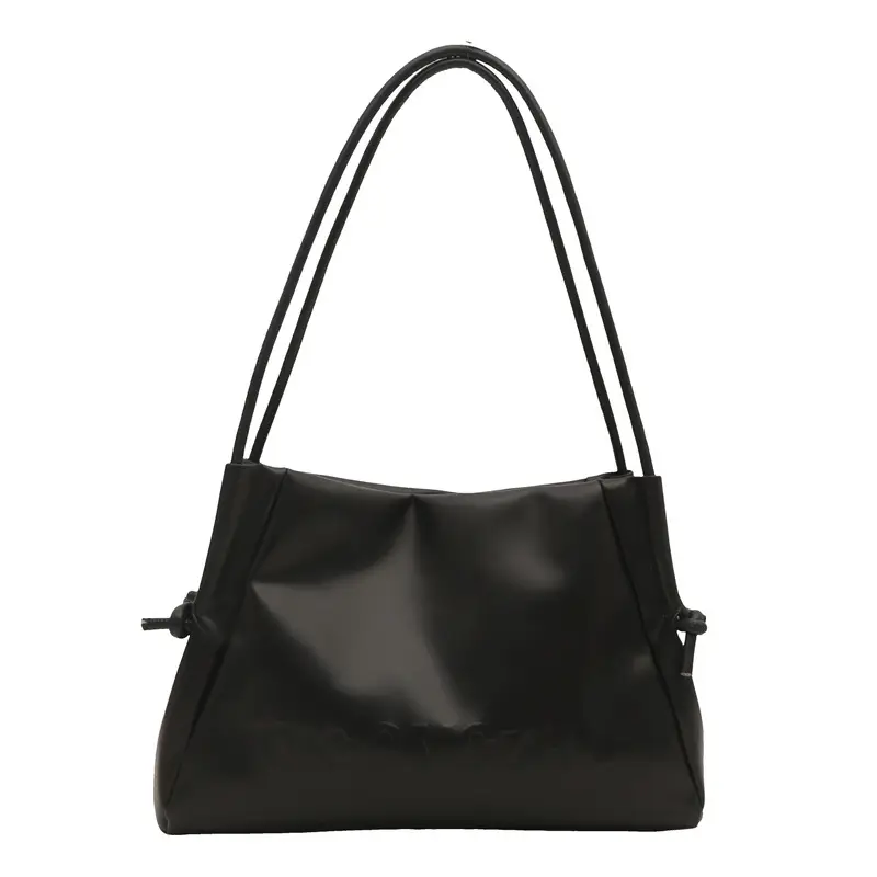 Black Large Capacity Student Commuter Bag for Women - Image 9