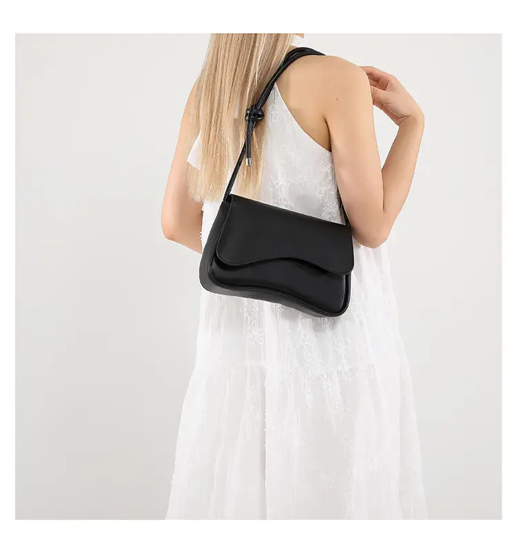 Women's Underarm Bag Brown Square Shoulder Crossbody — feature 10