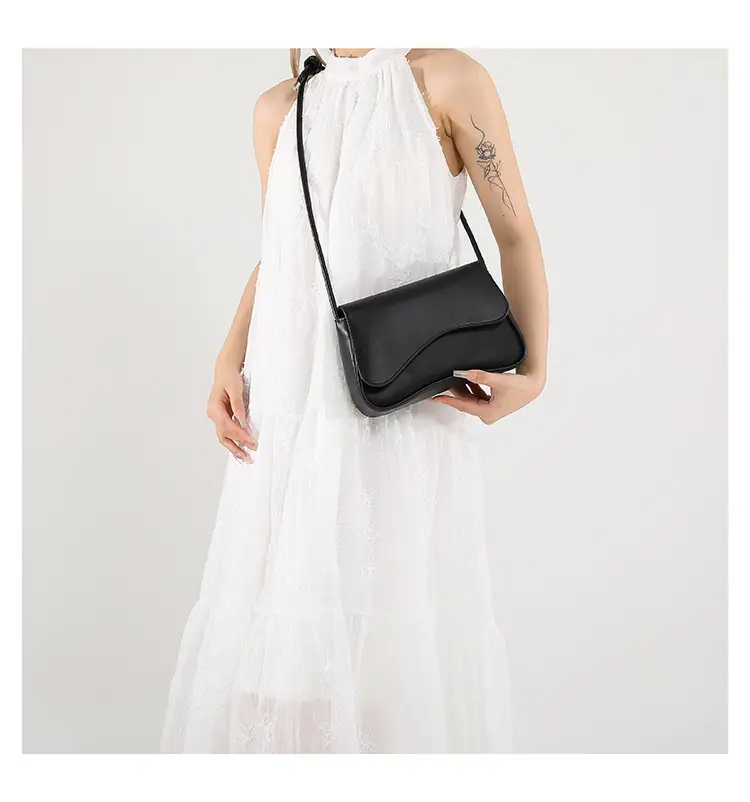 Women's Underarm Bag Brown Square Shoulder Crossbody — feature 11