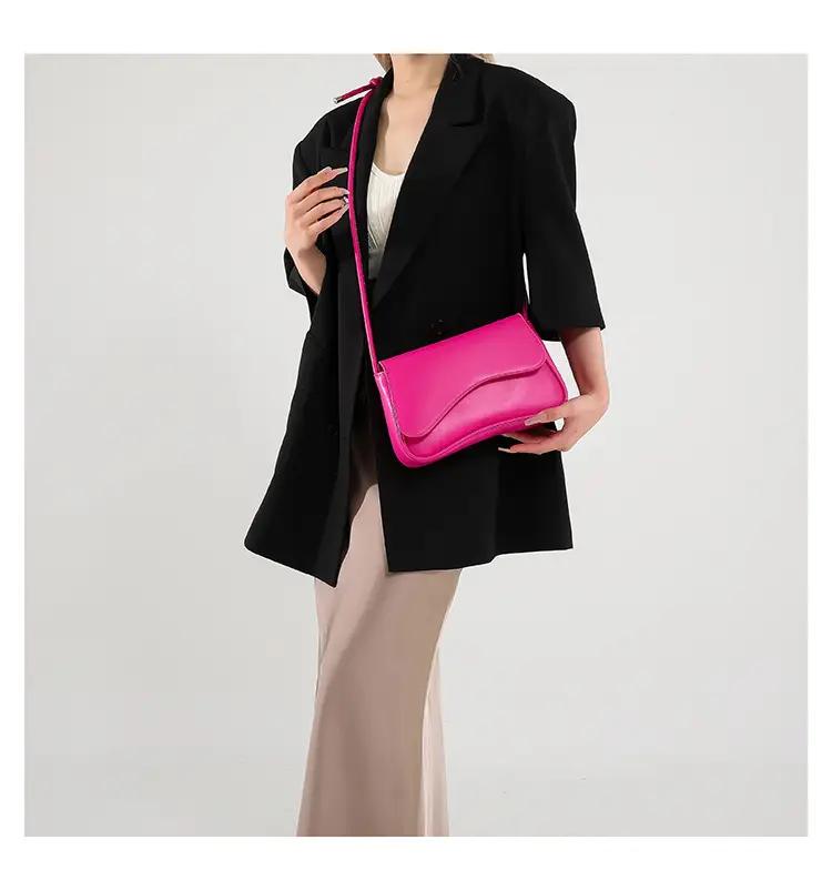 Women's Underarm Bag Brown Square Shoulder Crossbody — feature 17