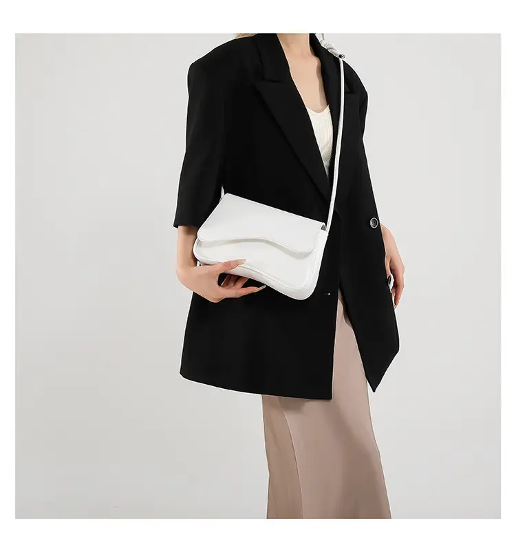 Women's Underarm Bag Brown Square Shoulder Crossbody — feature 26