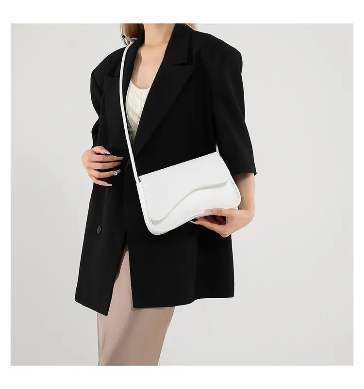 Women's Underarm Bag Brown Square Shoulder Crossbody — feature 28