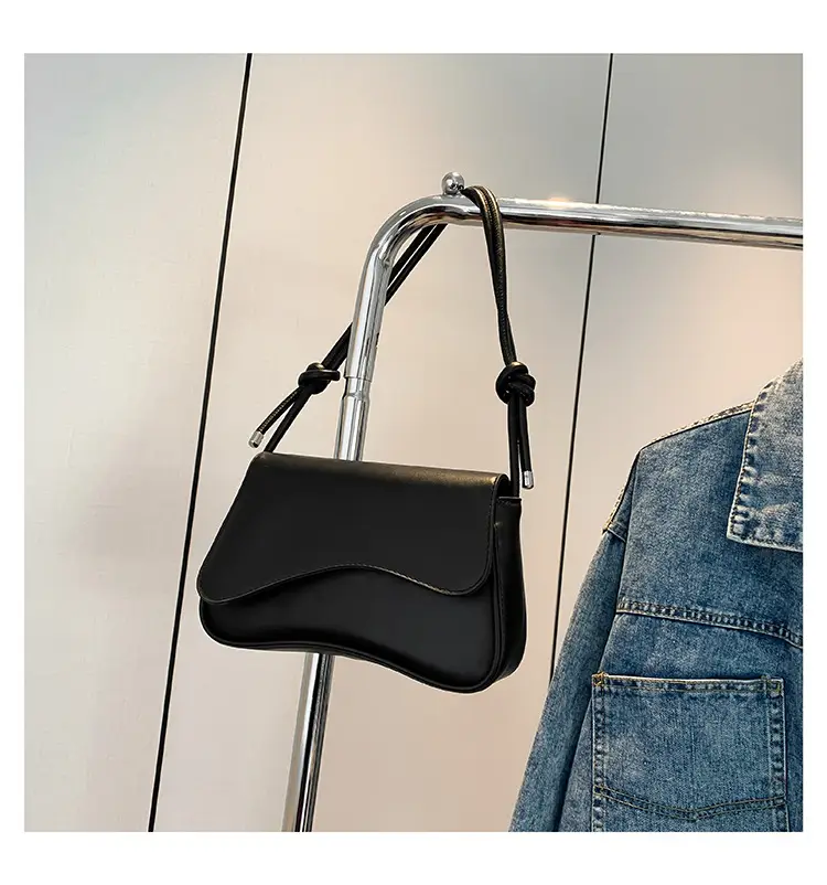 Women's Underarm Bag Brown Square Shoulder Crossbody — feature 30