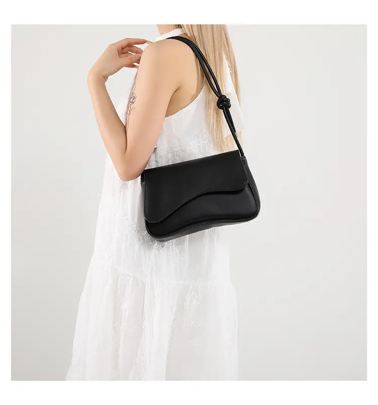 Women's Underarm Bag Brown Square Shoulder Crossbody — feature 9