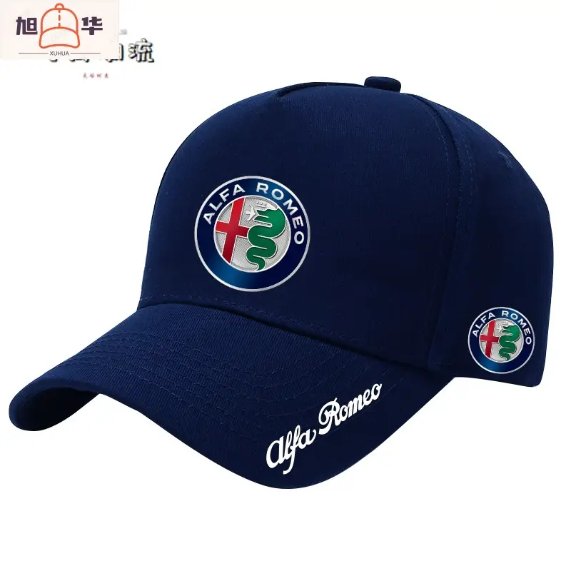 Alfa Romeo F1 racing car logo modified logo printing fans around baseball cap summer men sunshade